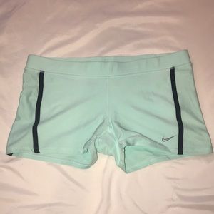 Green Compression Shorts